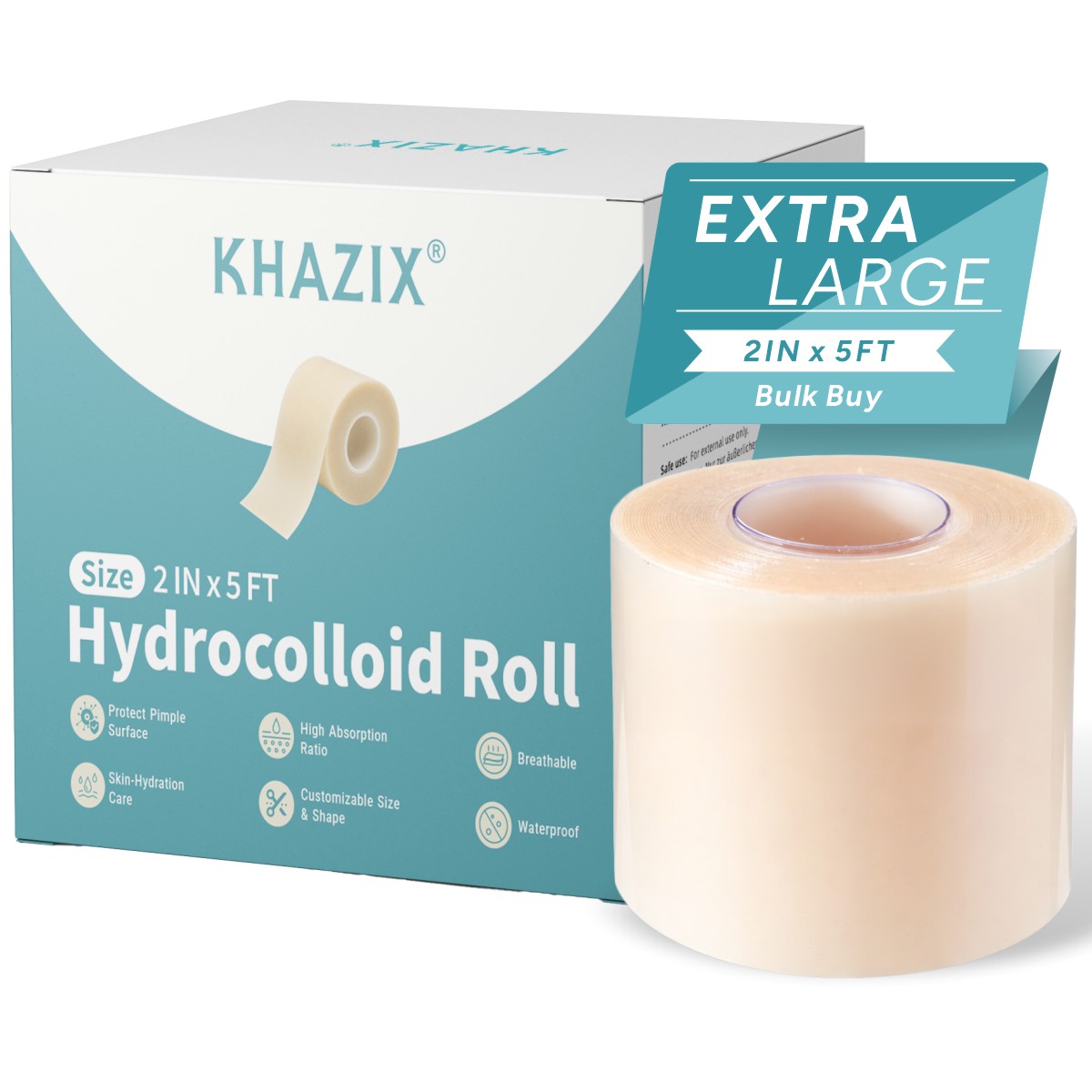 Lavender Oil - Perban Hidrokoloid KHAZIX Gulungan 2 inci