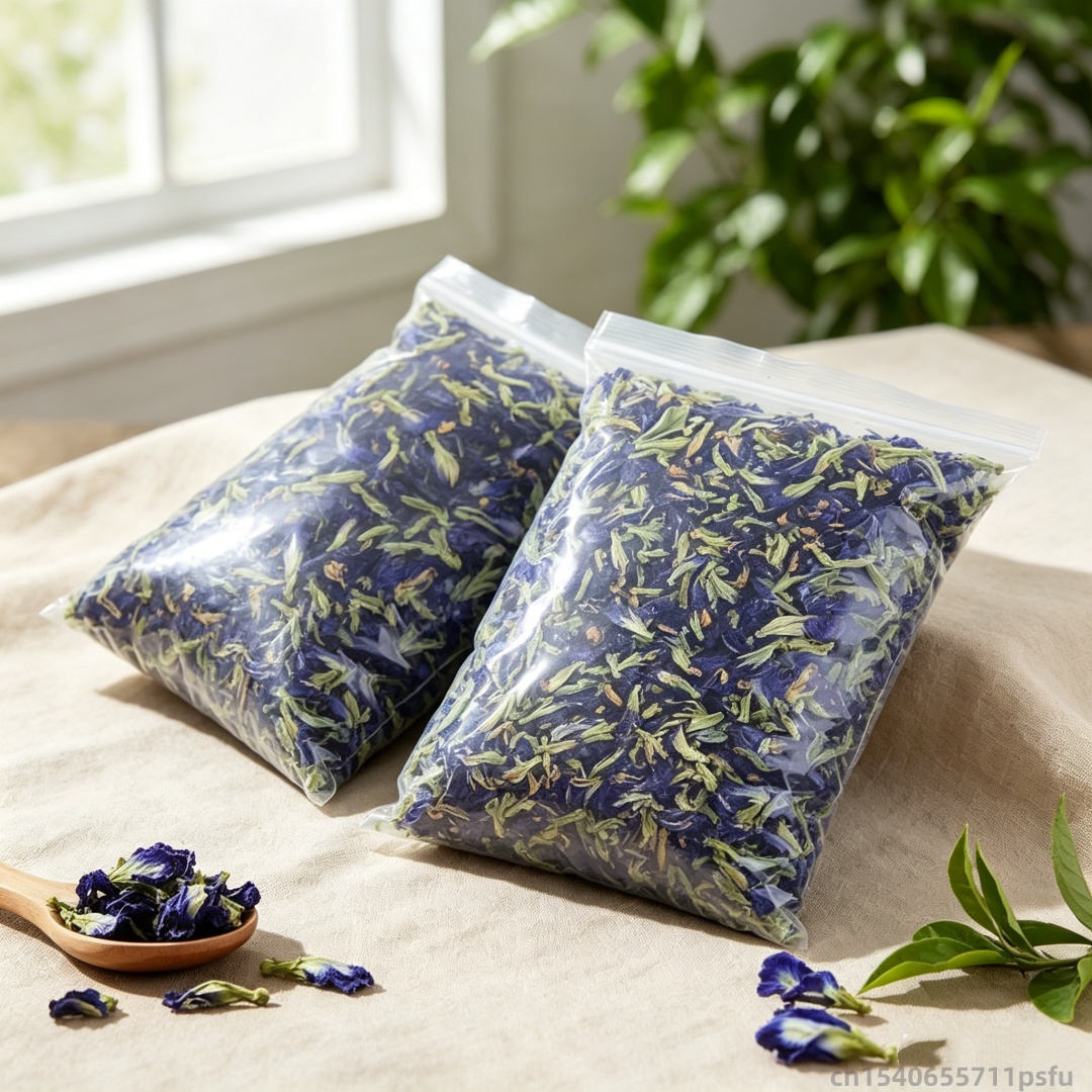 Dried Herbs - Bunga Kering Anggrek Kupu-kupu Alami Bunga