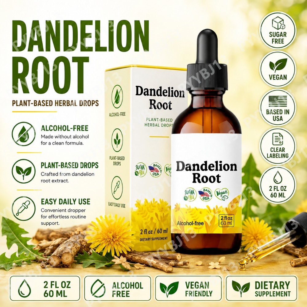 Herbal Supplement - Suplemen Akar Dandelion untuk Detoksifikasi dan