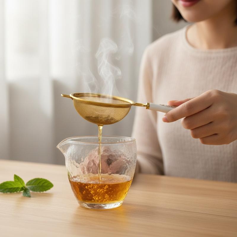 Saringan Teh Stainless Steel d - Herbal Tea ulasan dan harga