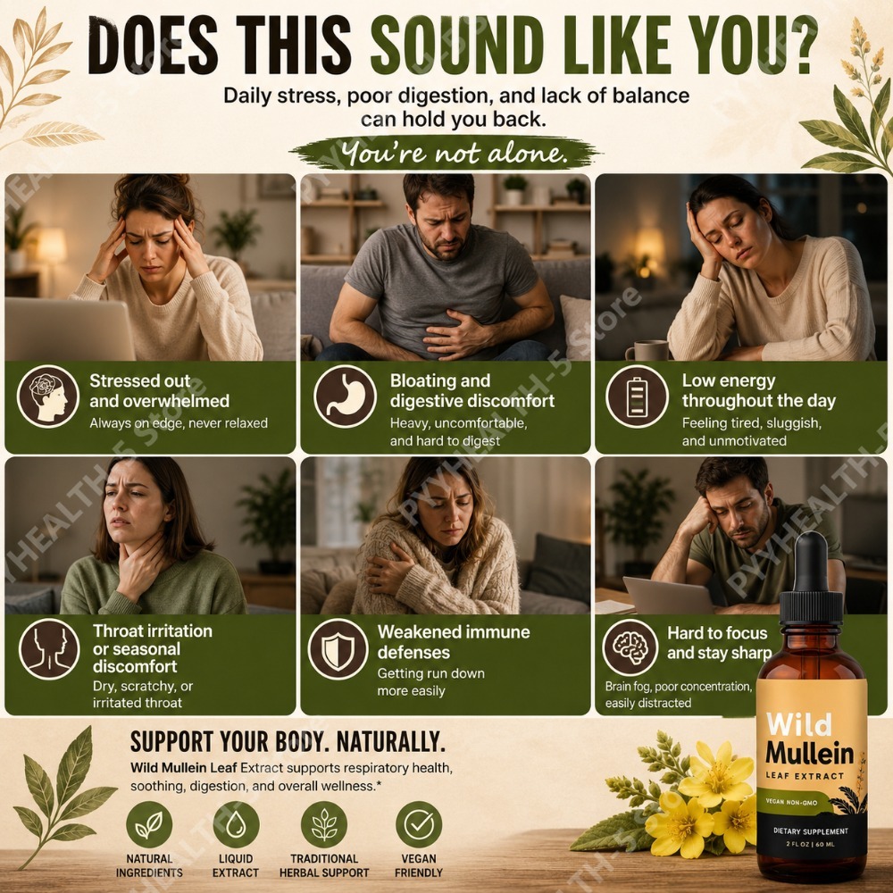 Tetes Daun Mullein Liar dengan - Herbal Supplement ulasan dan harga