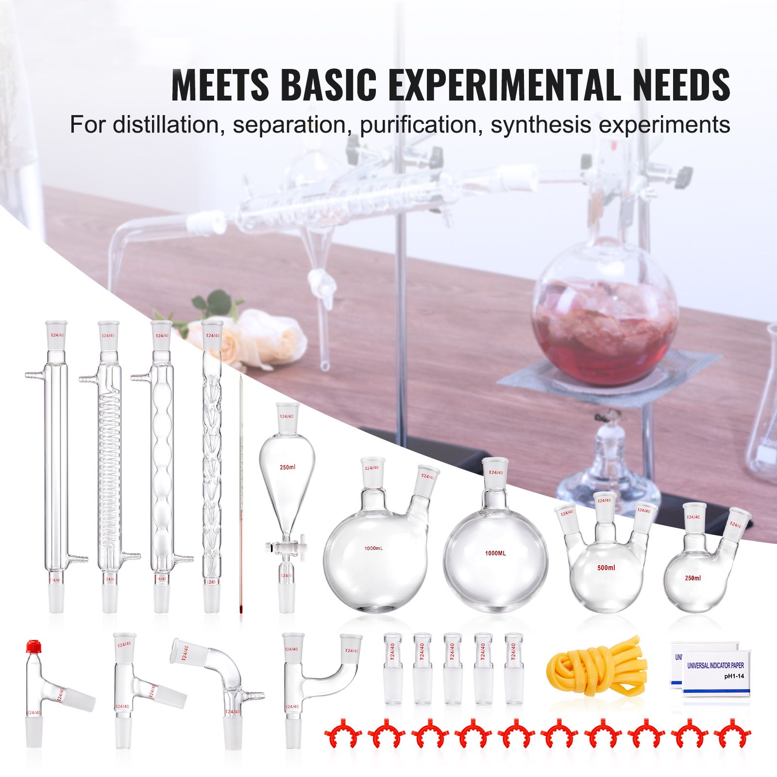 Kit Distilasi Laboratorium, Ki - Essential Oils ulasan dan harga