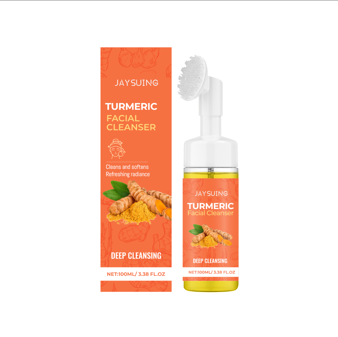 Mousse Pembersih Kunyit Pember - Turmeric ulasan dan harga